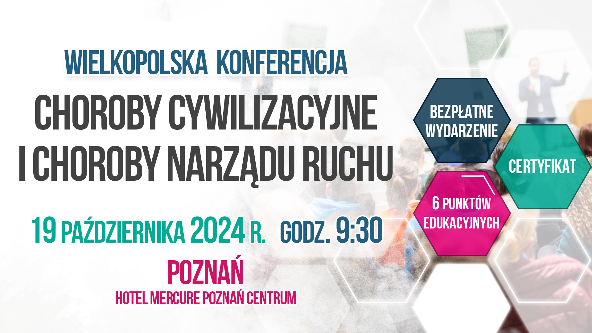 Bezpłatana konferencja Wojewódzka IAMP. Poznań dla POZ/Lekarzy rodzinnych