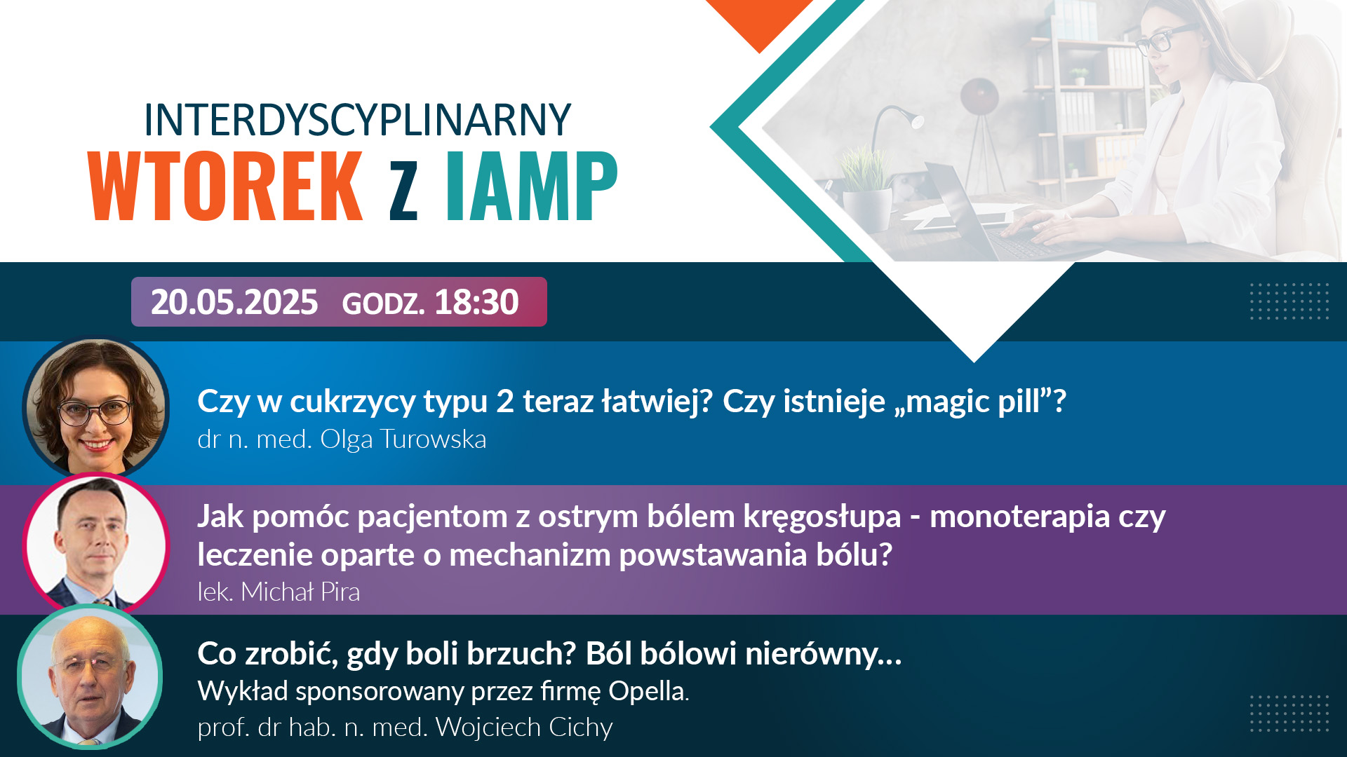Interdyscyplinarny Wtorek z IAMP 20.05.2025